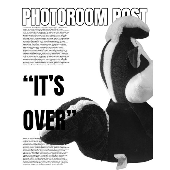 Banned Looney Tunes Pepe Le Pew Plush for Hallmark Valentine /w Flower in Hand - Picture 5 of 7